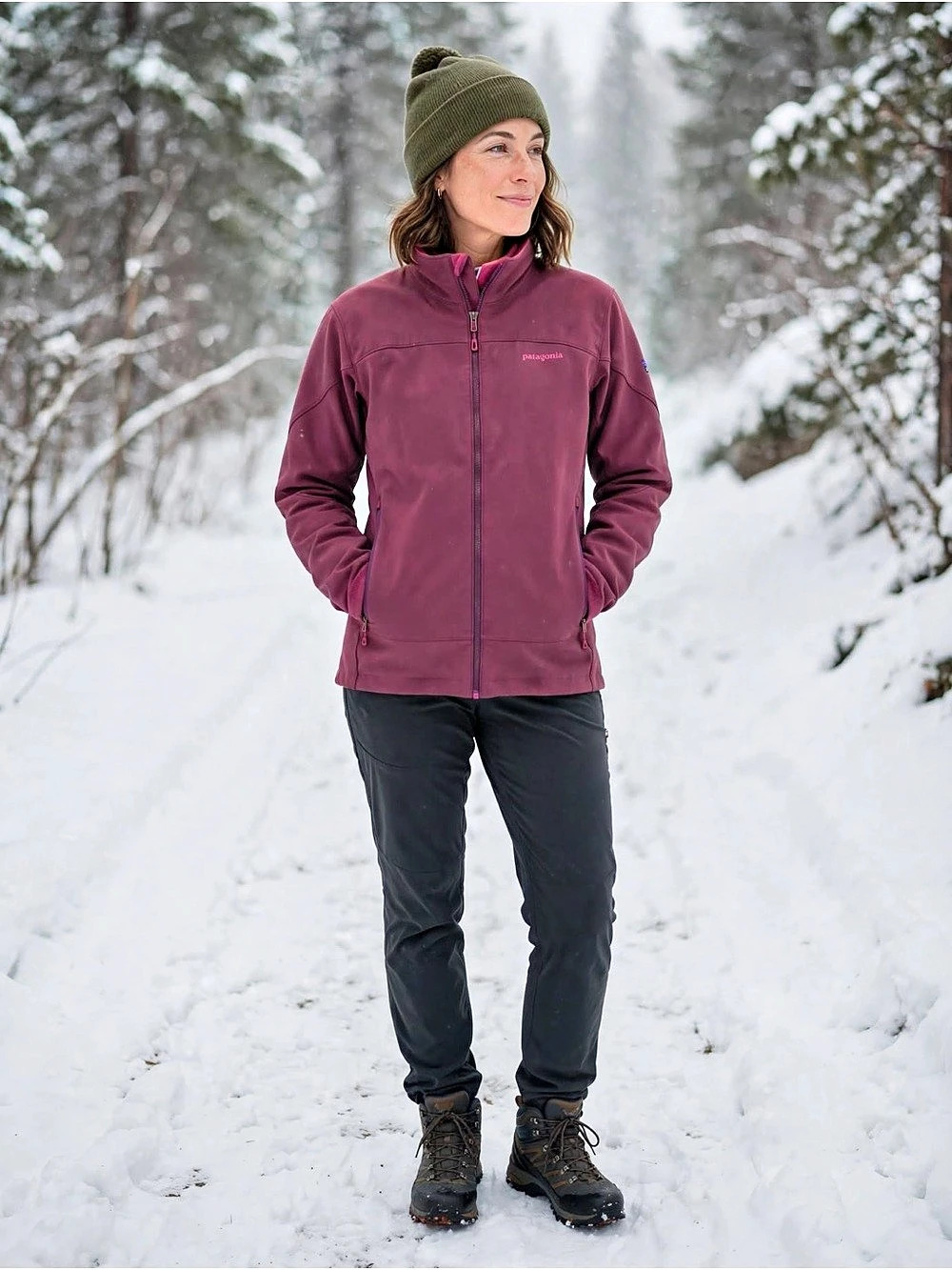 Patagonia Women's Dimension Jacket Softshell Purple XL